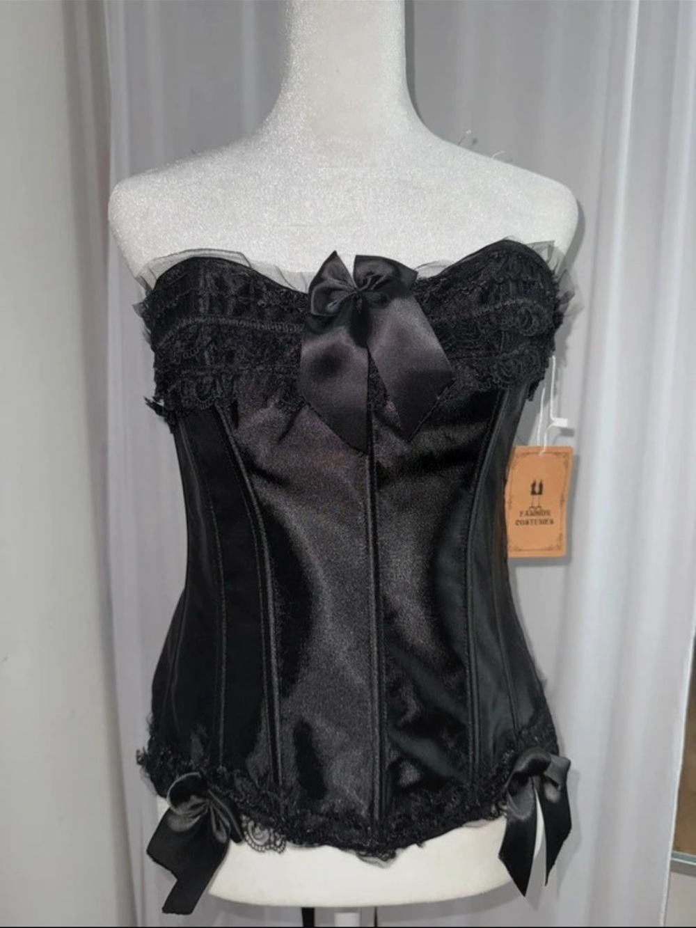 Brand new black corset top